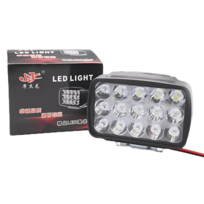 15W Electric Motorcycle External Strong LED Headlight, Specifications: With Screws + Pipe Clamps - Headlights by buy2fix | Online Shopping UK | buy2fix