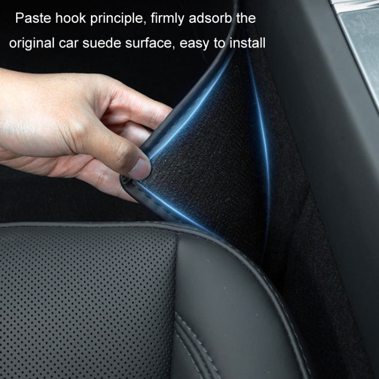 For Tesla Center Console Side Anti-kick Protective Pad, Style: MY Universal Driver Passenger Outer Side Leather - Seat Accessories by buy2fix | Online Shopping UK | buy2fix