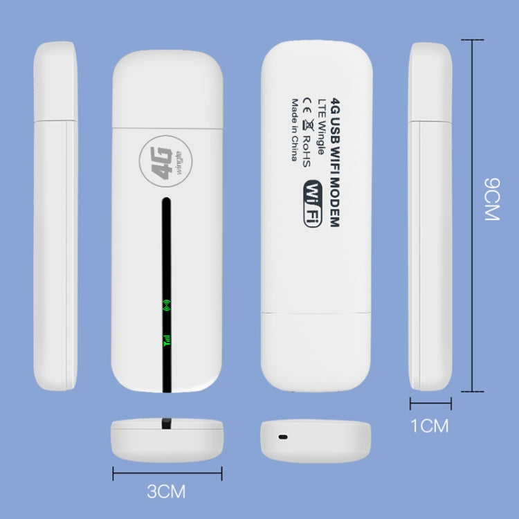 Asian Version U8-5M 4G WiFi Dongle USB Plug-In Router Mobile Hotspot - 4G Mobile Wifi by buy2fix | Online Shopping UK | buy2fix