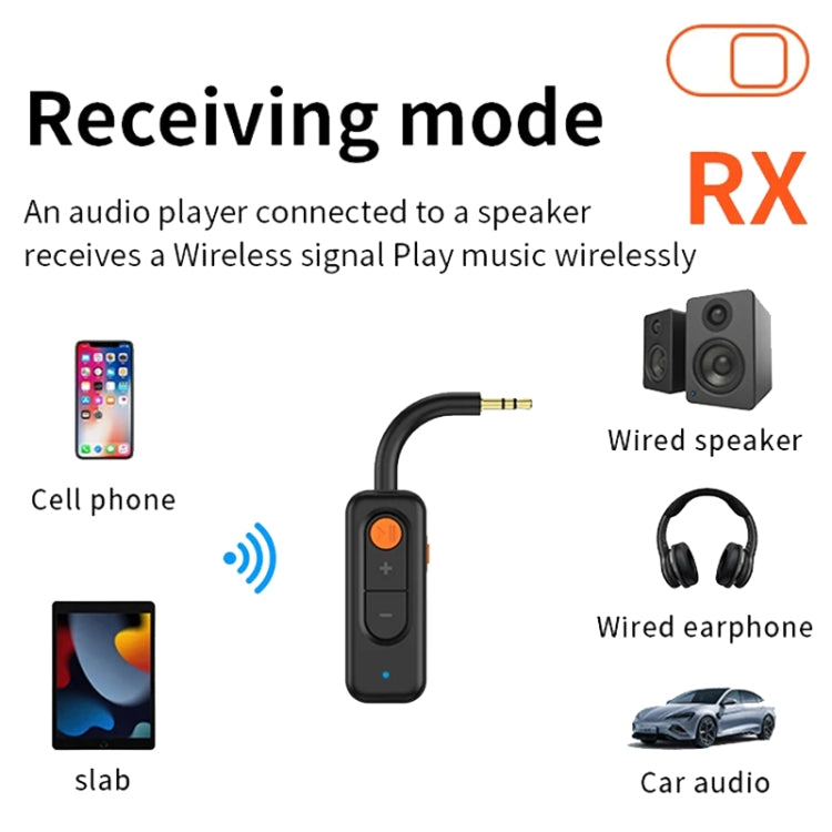 3-in-1 Receiver Bluetooth Transmitter with Call Aux Car Bluetooth Adapter - Bluetooth Adapters by buy2fix | Online Shopping UK | buy2fix