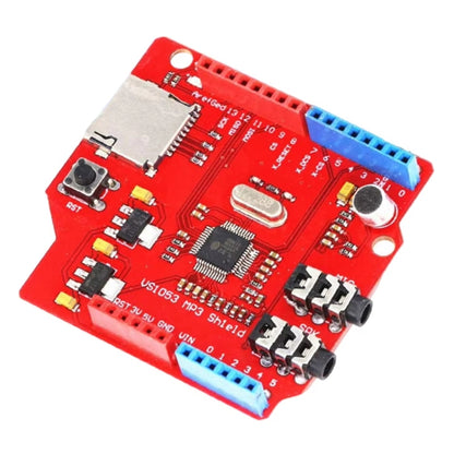 VS1053 MP3 Module Development Board With Amplifier Decoder Board SPI Interface Onboard Recording Function(Red) - Breadboard / Amplifier Board by buy2fix | Online Shopping UK | buy2fix