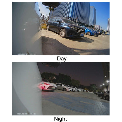 Punch-Free Car Imaging Side View Blind Spot Car Universal Night Vision Camera, Specifications: AHD1080P Silver - Rear View Cameras by buy2fix | Online Shopping UK | buy2fix