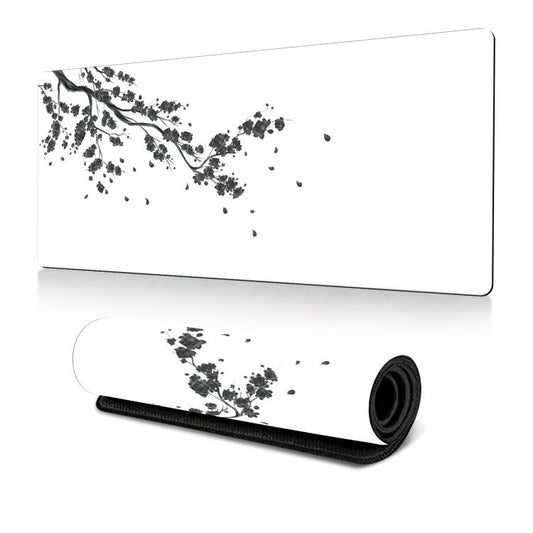 300x700x2mm Ink Painting Cherry Blossom Rubber Non-Slip Mouse Pad Desk Mat(Pattern 20) - Mouse Pads by buy2fix | Online Shopping UK | buy2fix