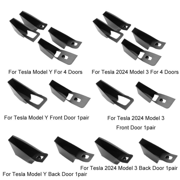 For Tesla Convenient Door Inner Handle Storage Box, Model: Model Y For 4 Doors - Stowing Tidying by buy2fix | Online Shopping UK | buy2fix