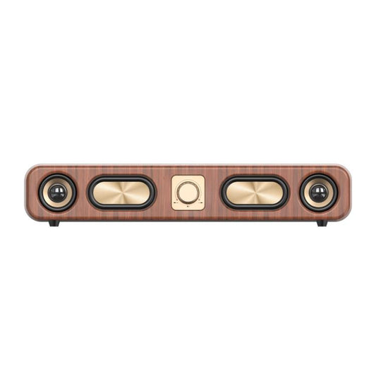 Havit M16 Retro HIFI Stereo Desktop Wireless Bluetooth Speaker(Wood Grain Color) - Desktop Speaker by Havit | Online Shopping UK | buy2fix