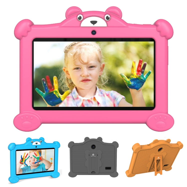 Pritom K7 Pro Panda Kids Tablet PC, 7.0 inch, 2GB+32GB, Android 11 Allwinner A100 Quad Core CPU, Support 2.4G WiFi & WiFi 6, Global Version with Google Play, US Plug (Orange) -  by PRITOM | Online Shopping UK | buy2fix