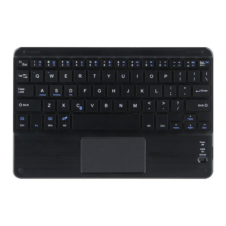 DY-M10ReL-C 2 in 1 Removable Bluetooth Keyboard + Protective Leather Tablet Case with Touchpad & Holder for Lenovo Tab M10 FHD REL(Black) - Lenovo Keyboard by buy2fix | Online Shopping UK | buy2fix