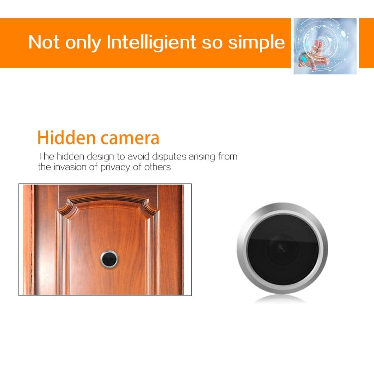 X8 2.4 inch Screen 2.0MP Security Camera No Disturb Peephole Viewer, Support TF Card - Security by buy2fix | Online Shopping UK | buy2fix