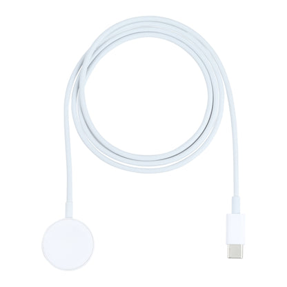 Wireless Magnetic Quick Charging to Type-C / USB-C Cable for Apple Watch (White) - Apple Accessories by buy2fix | Online Shopping UK | buy2fix