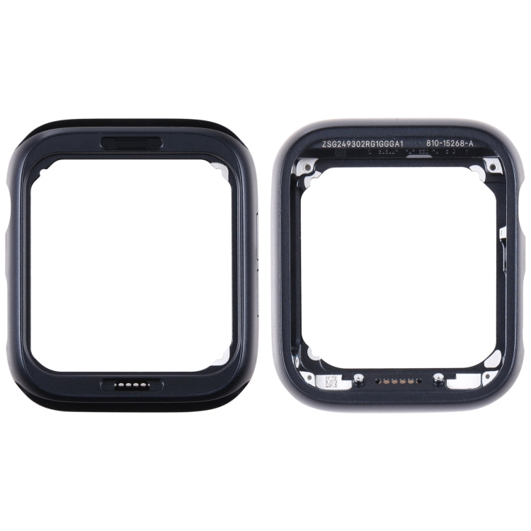 For Apple Watch Series SE 2022 44mm Stainless Steel Middle Frame Bezel Plate (Black) - LCD Related Parts by buy2fix | Online Shopping UK | buy2fix