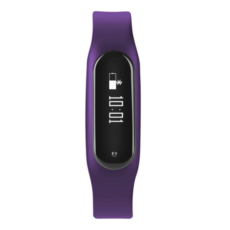 CHIGU C6 0.69 inch OLED Display Bluetooth Smart Bracelet, Support Heart Rate Monitor / Pedometer / Calls Remind / Sleep Monitor / Sedentary Reminder / Alarm / Anti-lost, Compatible with Android and iOS Phones (Purple) - Smart Wear by buy2fix | Online Shopping UK | buy2fix