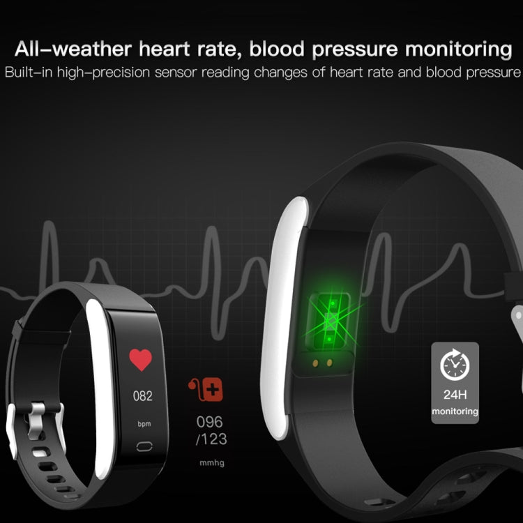 B11 0.96 inches IPS Color Screen Smart Bracelet IP67 Waterproof, Support Call Reminder /Heart Rate Monitoring /Blood Pressure Monitoring /Sleep Monitoring / Sedentary Reminder (Black) - Smart Wear by buy2fix | Online Shopping UK | buy2fix