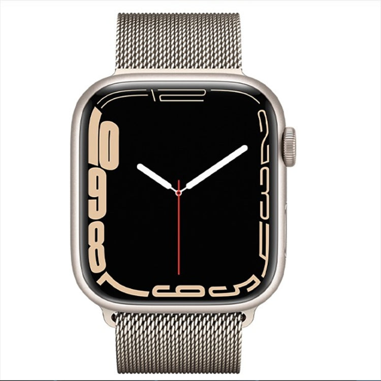 Milanese Loop Magnetic Stainless Steel Watch Band for Apple Watch Series 8&7 41mm / SE 2&6&SE&5&4 40mm / 3&2&1 38mm(Milan Starlight) - Smart Wear by buy2fix | Online Shopping UK | buy2fix