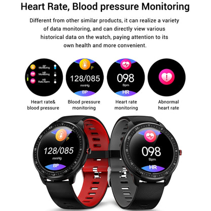 Z06 Fashion Smart Sports Watch, 1.3 inch Full Touch Screen, 5 Dials Change, IP67 Waterproof, Support Heart Rate / Blood Pressure Monitoring / Sleep Monitoring / Sedentary Reminder (Black Grey) - Smart Wear by buy2fix | Online Shopping UK | buy2fix