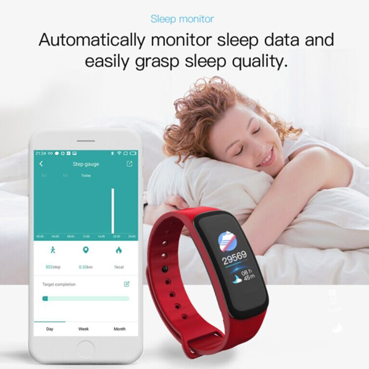 TLW B1 Plus Fitness Tracker 0.96 inch Color Screen Bluetooth 4.0 Wristband Smart Bracelet, IP67 Waterproof, Support Sports Mode / Heart Rate Monitor / Sleep Monitor / Information Reminder (Blue) - Smart Wear by buy2fix | Online Shopping UK | buy2fix