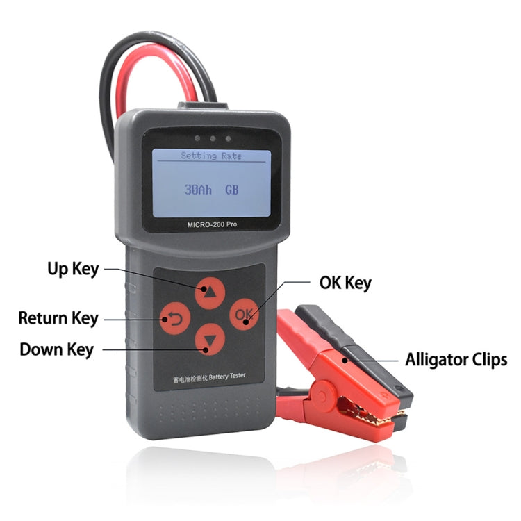 MICRO-200 PRO Car Battery Tester Battery Internal Resistance Life Analyzer, Nordic Version - Code Readers & Scan Tools by buy2fix | Online Shopping UK | buy2fix