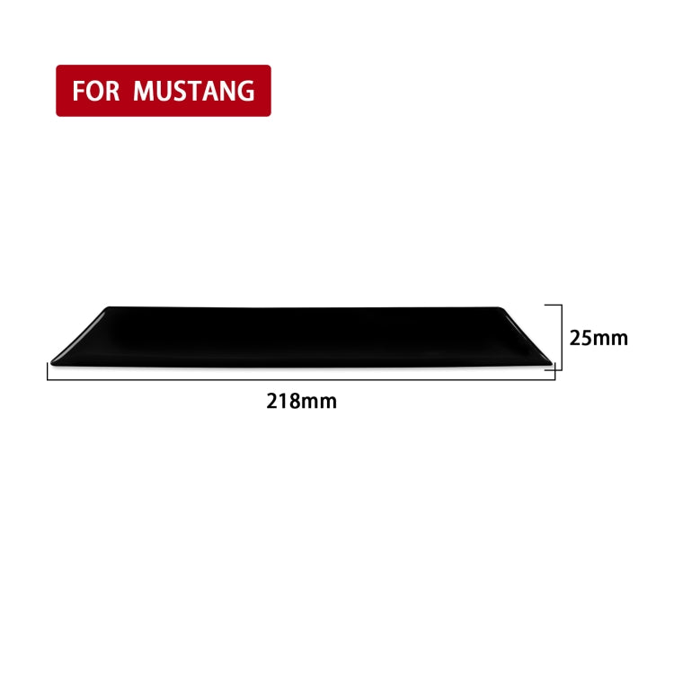 For Ford Mustang 2015-2020 Car Multimedia Lower Frame Decorative Sticker, Left and Right Drive Universal (Black) - In Car by buy2fix | Online Shopping UK | buy2fix