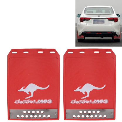 Premium Heavy Duty Molded Splash Front and Rear Mud Flaps Guards, Medium Size, Random Pattern Delivery(Red) - Mudguards by buy2fix | Online Shopping UK | buy2fix