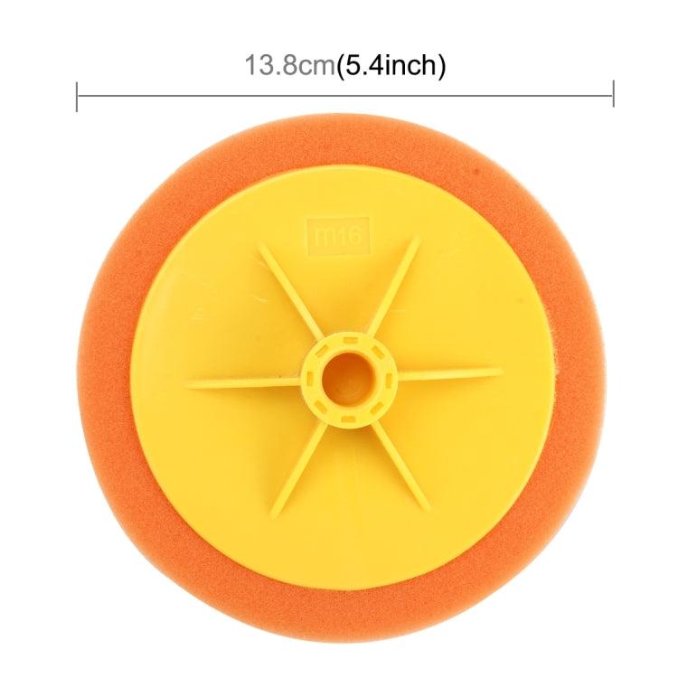 Polishing Disc Car Polishing Machine Dedicated Sponge Wheel Wax Polishing Sponge Decontamination Sponge,Screw Hole Diameter:16mm - Polishing Machine & Accessories by buy2fix | Online Shopping UK | buy2fix