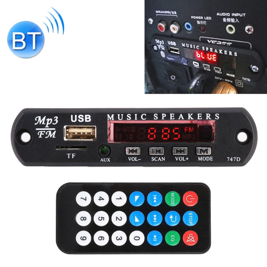 Car 12V Audio MP3 Player Decoder Board FM Radio TF USB 3.5 mm AUX, with Bluetooth and Recording - Car MP3 & MP4 & MP5 by buy2fix | Online Shopping UK | buy2fix