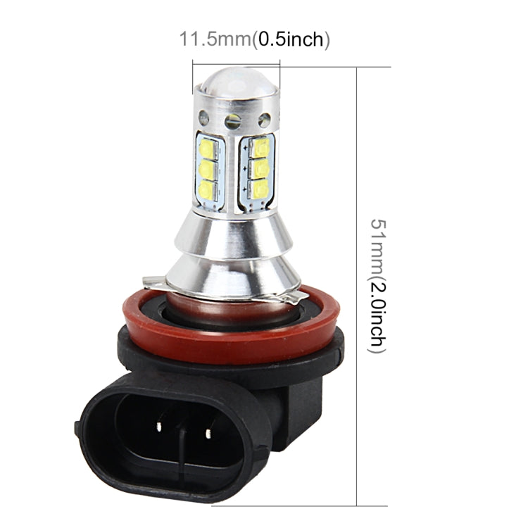 H11 50W 500 LM 6000K Car Fog Light with 16 CREE Lamps, DC 12V-24V(White Light) - Fog / Driving Lights by buy2fix | Online Shopping UK | buy2fix