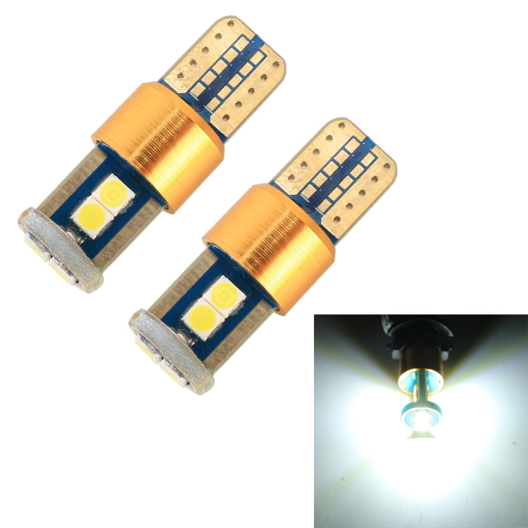 2 PCS T10 / W5W / 168 / 194 DC12V / 1.6W / 6000K / 130LM 6LEDs SMD-3030 Car Clearance Light(White Light) - Clearance Lights by buy2fix | Online Shopping UK | buy2fix