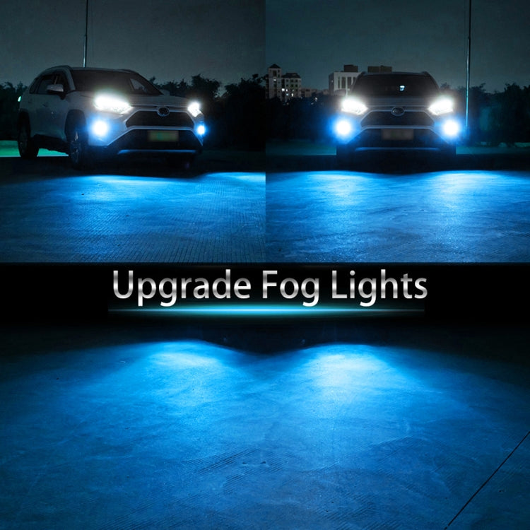 2 PCS H16(EU) 72W 1000LM 6000-6500K Super Bright White Light Car Fog LED Bulbs, DC 12-24V (Ice Blue Light) - In Car by buy2fix | Online Shopping UK | buy2fix