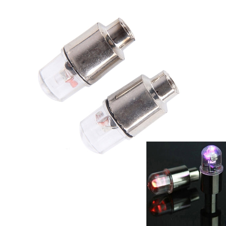 2 PCS Valve Cap Light Wheel Tyre Lamp With Battery for Car / Motorbike / Bike(Colorful Light) - Decorative Lights by buy2fix | Online Shopping UK | buy2fix