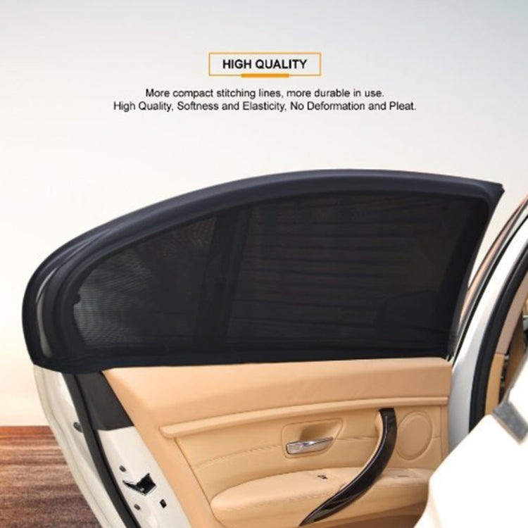 2 PCS Car Shade Block Car Sun Block Window Gauze Shading Net Side Blocking Cover Sun Net Sandbags Side Window Sunshade Cover, Size: 92*54cm - Sound & Heat Insulation Cotton by buy2fix | Online Shopping UK | buy2fix