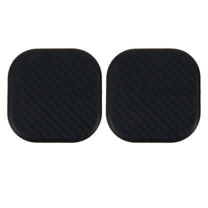 2 PCS Car Vehicle Carbon Fiber Texture Dashboard Anti-slip Pad Mat for Phone / GPS/ MP4/ MP3, Size: 6.5*6.5*0.3cm - Car Anti-Slip Mats by 3R | Online Shopping UK | buy2fix