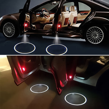2 PCS LED Ghost Shadow Light Car Door LED Laser Welcome Decorative Lights Display Logo for Smart Car Brand - Door Lights by buy2fix | Online Shopping UK | buy2fix