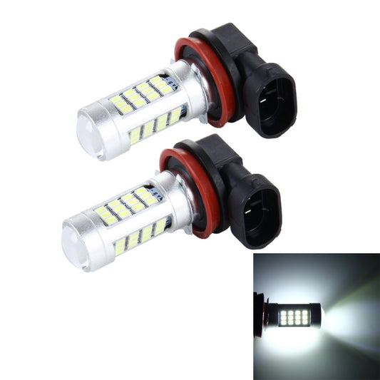 2 PCS H8/H11 10W 900LM 8000K 42 SMD-2835 LEDs Car Fog Lights, DC 12V(White Light) - Fog / Driving Lights by buy2fix | Online Shopping UK | buy2fix