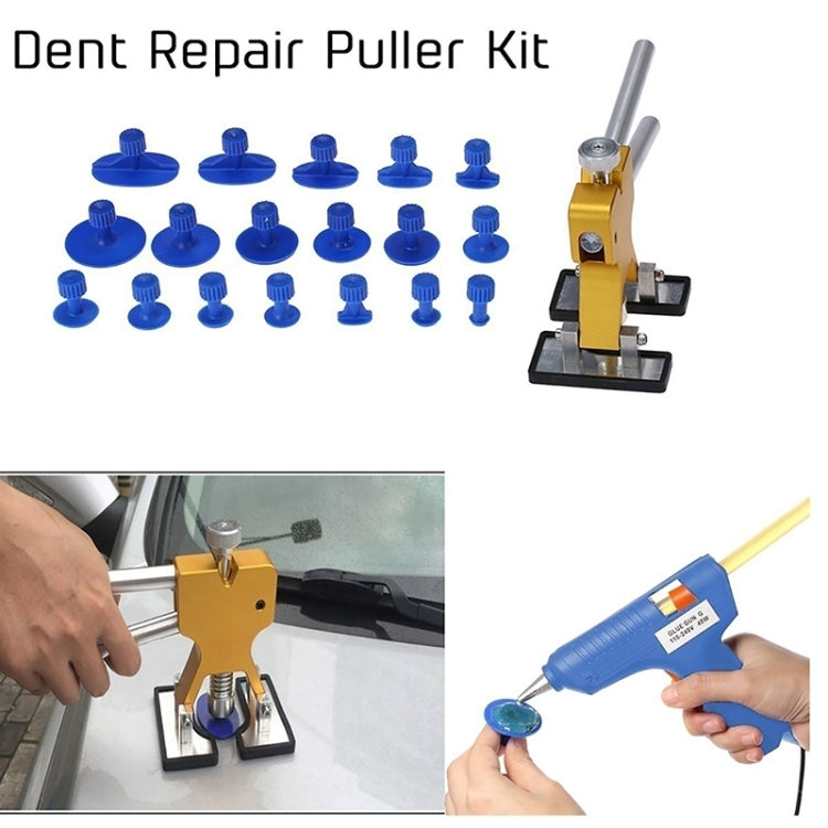 44 in 1 Auto Car Metal PDR Dent Lifter-Glue Puller Tab Hail Removal Paintless Car Dent Repair Tools Kit, with 20W Glue Gun, US Plug or EU Plug - In Car by buy2fix | Online Shopping UK | buy2fix