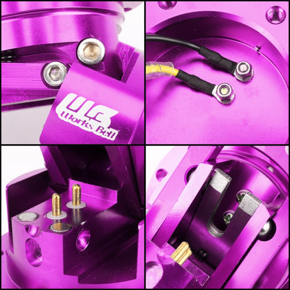 Car Tilt Racing Steering Wheel Quick Release Hub Kit Adapter Body Removable Snap Off Boss Kit(Purple) - In Car by buy2fix | Online Shopping UK | buy2fix