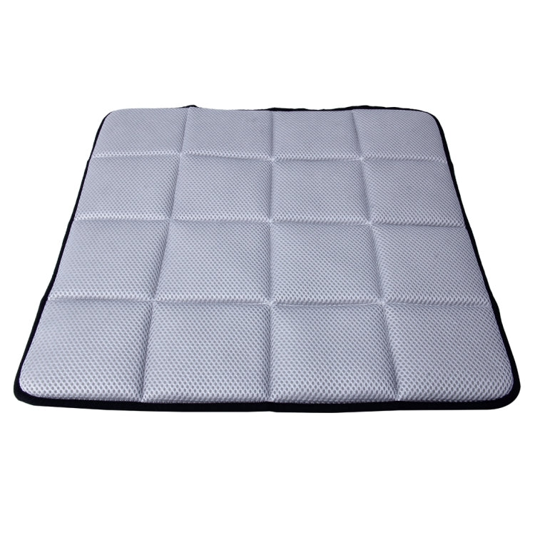 Universal Breathable Four Season Auto Ice Blended Fabric Mesh Seat Cover Cushion Pad Mat for Car Supplies Office Chair(Grey) - Seat Accessories by buy2fix | Online Shopping UK | buy2fix