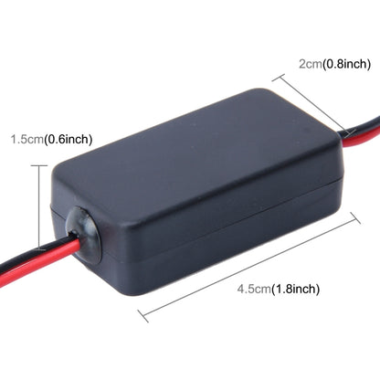 5-35V Car Auto Rear View Camera Voltage Signal Ballast Ripple Splash Screen Interferenc Power Filter - In Car by buy2fix | Online Shopping UK | buy2fix