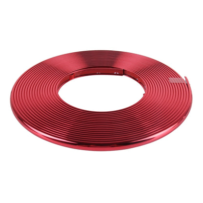 2m High Quality Car Headlight External Frame Decorative Strip Car Wheel Hub Trim Mouldings Shining Decoration Strip Automobile Network Decorative Strip(Red) - Decorative Strip by buy2fix | Online Shopping UK | buy2fix