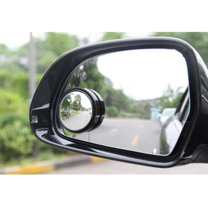 3R-035 Car Blind Spot Rear View Wide Angle Mirror, Diameter: 5cm(Black) - Convex Mirror & Accessories by 3R | Online Shopping UK | buy2fix