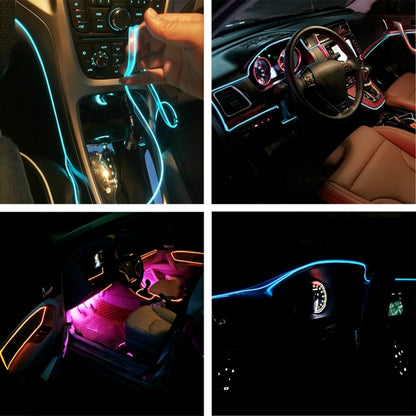 1M Cold Light Flexible LED Strip Light For Car Decoration(White Light) - Atmosphere lights by buy2fix | Online Shopping UK | buy2fix