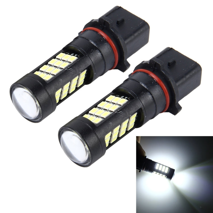 2 PCS P13W 10W 650 LM 6000K Car Fog Lights with 42 SMD-2835 LED Lamps, DC 12V (White Light) - Fog / Driving Lights by buy2fix | Online Shopping UK | buy2fix