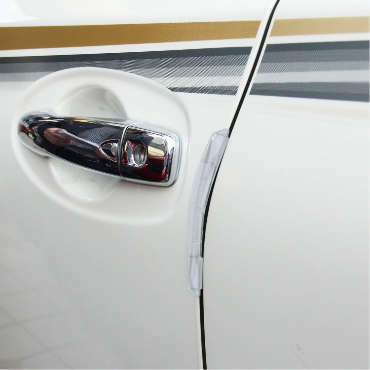 3R 3R-2103 4 PCS Rubber Car Side Door Edge Protection Guards Cover Trims Stickers(Transparent) - Anti Collision Sticker by 3R | Online Shopping UK | buy2fix