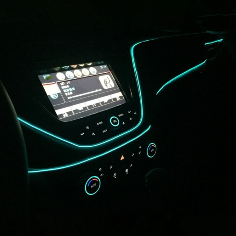 4m Cold Light Flexible LED Strip Light For Car Decoration(Fluorescent Green Light) - Atmosphere lights by buy2fix | Online Shopping UK | buy2fix