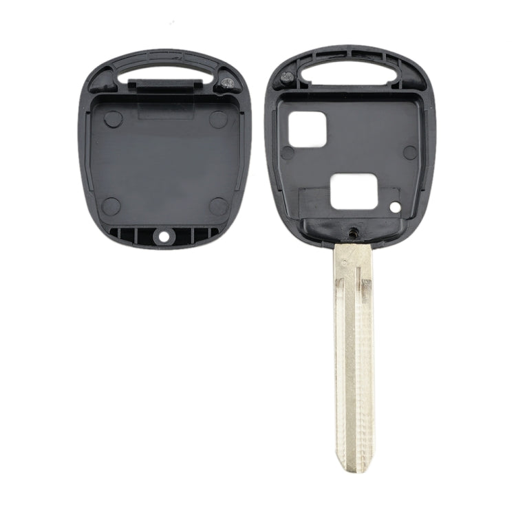 For TOYOTA Car Keys Replacement 2 Buttons Car Key Case with Key Blade - Car Key Cases by buy2fix | Online Shopping UK | buy2fix