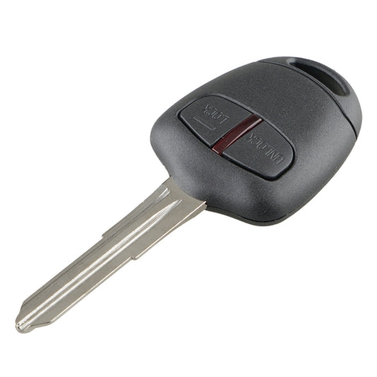 For MITSUBISHI 2 Buttons Intelligent Remote Control Car Key with 46 Chip & Battery & Right Slot, Frequency: 433MHz - In Car by buy2fix | Online Shopping UK | buy2fix