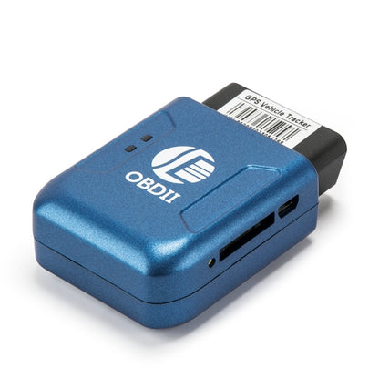 TK206 GPS OBD2 Real Time GSM Quad Band Anti-theft Vibration Alarm GSM GPRS Mini GPS Car Tracker (Blue) - Car Tracker by buy2fix | Online Shopping UK | buy2fix