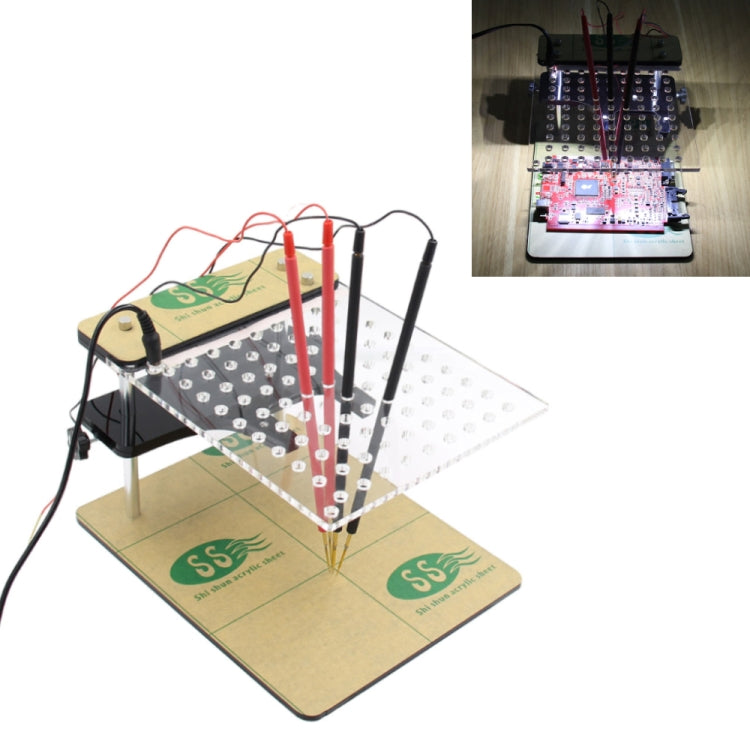 Car LED BDM Frame Holder BDM ECU Brush Test Stand with 4 Probe Pens - In Car by buy2fix | Online Shopping UK | buy2fix