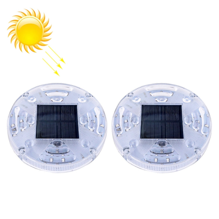 2 PCS Solar LED Flashing Light Car Rear-end Collision Warning Lights, Strong Magnetic Shock Version - In Car by buy2fix | Online Shopping UK | buy2fix