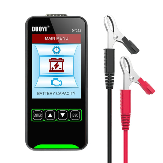 DUOYI DY222 Car 12V / 24V Battery Tester - In Car by buy2fix | Online Shopping UK | buy2fix