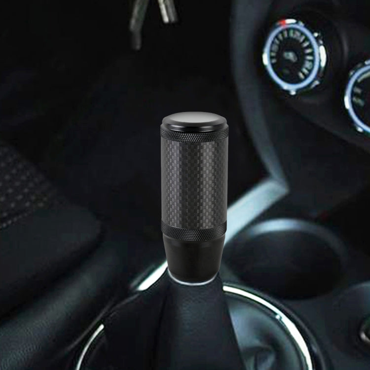 Universal Car Carbon Fiber Metal Gear Shift Knob - In Car by buy2fix | Online Shopping UK | buy2fix