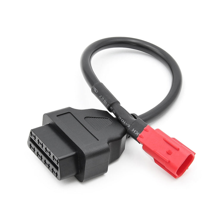16Pin to 6Pin Motorcycles OBD2 Conversion Cable OBDII Diagnostic Adapter Cable for Honda - In Car by buy2fix | Online Shopping UK | buy2fix